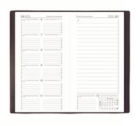 Quo Vadis Agenda Classique Notexdi 88 X 170 Mm Vertical Couverture Plastique Noir