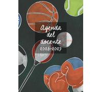 AGENDA DEL DOCENTE 2026-2027: A4 copertina sportiva