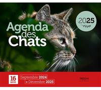 Agenda des chats 2025 - Denis Gounelle - Metive - relié - Agenda