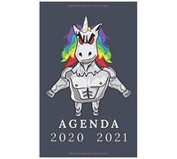 Agenda Du 31 Août 2020 Au 4 Juillet 2021 / Licorne Man / En Français: 1 Jour Par Page Du Lundi Au Vendredi ( Samedi Et Dimanche Sur Le Même Page)