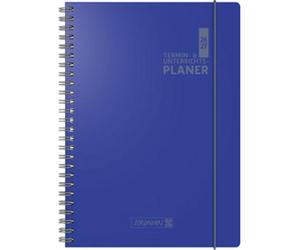 Agenda et planning des cours 2026/2027 | Format A4, plastique, bleu