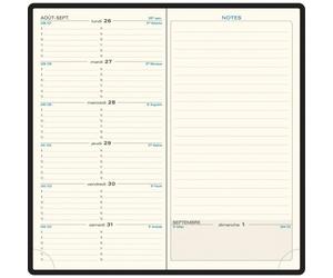 Agenda Exacompta Espace 17 Classique semainier - Année 2027 - 9 x 17,5 cm