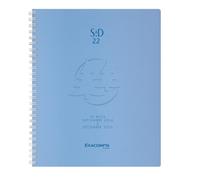 Agenda - EXACOMPTA - SAD 22W Linicolor - 16 mois - Couverture souple - Dimensions 225x185 mm