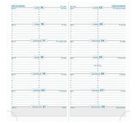 Agenda Exacompta SL17 Classique semainier - Année 2027 - 9 x 17,5 cm