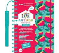 Collectif – Agenda familial Mémoniak 2027 (sept.2026–déc.2027) – Broché – Avec 1 stylo