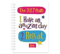 Agenda filofax A5 pour 2027 – Bright Side Design, reliure à spirale