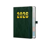 Agenda hebdomadaire 2026 - Couverture imperméable en papier - Agenda mensuel 2026 - Pour la maison, l'école, la salle de classe, le bureau, les rendez-vous, la planification académique, Noël