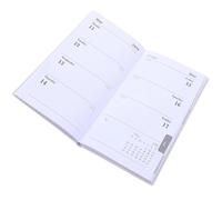 Agenda Hebdomadaire A6 2026, Carnet de Poche en PU pour Voyage | Pages pour Planning Quotidien, Mémos et Notes, Reliure Cousue, Usage Bureau et Déplacements
