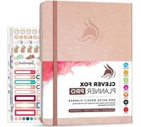 Agenda hebdomadaire et mensuel rose, format A4