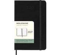 Agenda civil semainier 2027 12 mois format poche noir couverture rigide