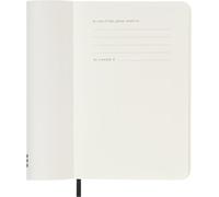 Agenda Hebdomadaire Moleskine 2027, Agenda de 12 Mois avec Espace pour Prendre des Notes, Couverture Souple et Fermeture Élastique, Format Pocket 9x14 Cm, Couleur Noir
