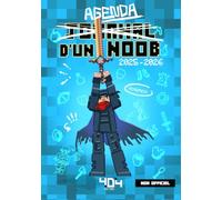 Agenda Journal d'un Noob 2025-2026 Agenda fanfiction Minecraft Agenda jeu vidéo Rentrée scolaire 2025-2026