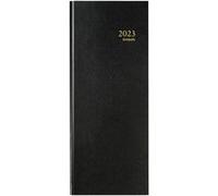 Agenda Brepols Euros/Centimes Banquier Long journalier 2 volumes - Année 2027 - 14,3 x 33 cm