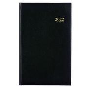 Agenda Journalier 2025 Banquier Large - 17 X 27 Cm - Noir - Brepols