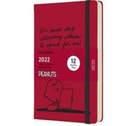 Agenda journalier Moleskine Grand format Edition limitée 2022 Peanuts Bus scolaire Rouge G