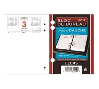 OXFORD Lot de 2 Recharges Bloc éphéméride Date à Gauche 8,5 x 11,5 cm