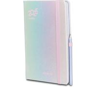 Agenda mensuel 18 mois violet 15 x 21 cm