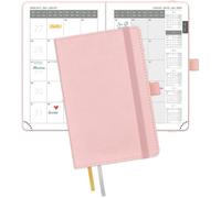 Agenda Mensuel 2026-2027 De poche 16x10 5cm De Juil 2026 à Déc 2027 18 Mois Petit A6 Planner Scolaire Couverture Souple en PU Cuir