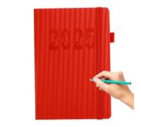 Agenda mensuel journalier - Agenda A5 2025 - Bloc-notes - Journal Smooth Writing 2025 pour la maison, l'école, la zone de travail, les voyages
