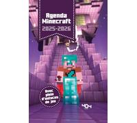 Agenda Minecraft 2025-2026 non officiel - Agenda jeux vidéo Rentrée scolaire 2025 2026 Agenda rentrée scolaire