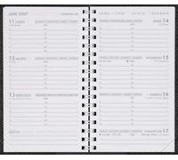 AGENDA MODERNE - 1 Recharge d'Agenda HEBDOPLAN de Septembre 2026 à Décembre 2027 - INT 2201 SAD - Format 9 x 15 cm