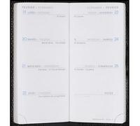 Agenda Moderne - 1 Recharge Pour Agenda MINISEM de Janvier 2027 à Décembre 2027 - INT 851 - Format 6.5 x 13 cm
