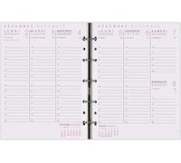Agenda Moderne - 830030Q - 1 Recharge INT ABA SEM - de Janvier 2027 à Décembre 2027 - Format 15 x 20 cm - Bilingue