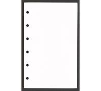 Agenda Moderne - Recharge Organiseur tranche dorée - FEUILLES BLANCHES 0914 - 8,7x13,6 cm