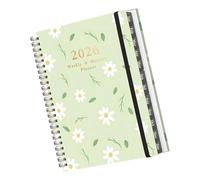Agenda multifonction 2026 : design compact, papier recyclable, suivi des tâches pour le travail et l'efficacité des voyages, calendrier mensuel hebdomadaire