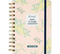 Agenda Office Petit Format 2025 Semainier - La Magie Commence - Comprend 8 Feuilles D'autocollants Et Phrases De Motivation