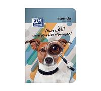 Agenda Oxford Funny Pets 12 x 18 cm 1 Jour Par Page 352 Pages Sept 23-Sept 24 Chien