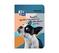 Agenda Oxford Funny Pets 12x18cm 1 jour par page 352 pages Sept 23-Sept 24 Chien