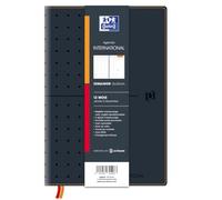 Oxford Agenda International 2027, 16x24 cm, 1 Semaine Sur 2 Pages, Noir