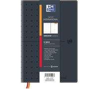 Agenda Oxford international 16x24cm 128pages 1semaine/2pages noir