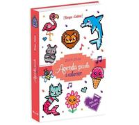 Agenda pixels à colorier 2025-2026 Papeterie Jeunesse avec des stickers À partir de 6 ans