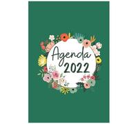 Agenda: Planificador Semanal 2 Páginas Por Semana Con Mucho Espacio Para Notas A5 150 Páginas Flor Regalo Mujer , Familia Y Amigos