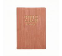 Agenda Poche 2026 Pratique, Rose | Reliure Solide Fil , Agenda Mini Portable, D'organition Quotidien, pr