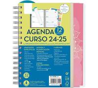Agenda pour enseignants et chefs d'établissement 2025-2026 – Planification annuelle claire – Agenda hebdomadaire et bloc-notes – Agenda scolaire et de cours