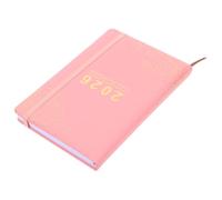 Agenda Quotidien 2026, Carnet Compact Rose en Papier, 365 Jours | Planification Horaire, Format Élégant et Portable, Usage Maison ou Voyage, pour Élèves, Enseignants et Affaires