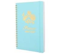 Agenda Quotidien Journalier 2025-2027 Vert pour Notes et Événements | Papier et Fer, Style Professionnel Minimaliste, pour Étudiants et Navetteurs, Maison, Rendez