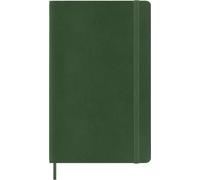 Agenda Quotidien Moleskine 2027, Agenda 12 Mois avec Couverture Souple et Fermeture Élastique, Format Large 13x21 Cm, Couleur Vert Myrte