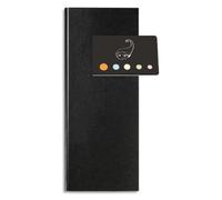 Agenda quotidienne 2025, édition Lima, couleur noire, 1 jour sur 2 pages, 768 pages