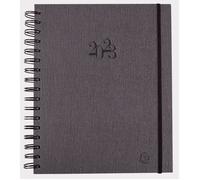 Agenda Rendez-vous Exacompta Planifié 22 Gris - 22,5 x 18 cm - 2023