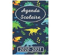 Agenda Scolaire 2020 - 2021: Agenda Thème Dinosaure 2020 - 2021 Primaire Agenda Semainier Et Journalier Emploi Du Temps Calendrier Objectifs Pour Planifier Une Année Scolaire Réussie