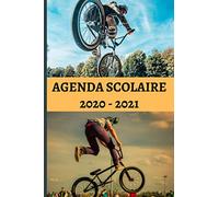 Agenda Scolaire 2020 - 2021 I like riding BMX: Agenda Scolaire Journalier pour étudiant du collège et Lycée