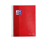 Agenda scolaire 2021/2022 Oxford School, semainier, couverture extérieure, 8o (12 x 18 cm), couleur rouge