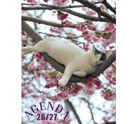AGENDA SCOLAIRE 2026 2027: 1 jour / 1 page I Journalier I mixte I Collège Lycée étudiant I Hebdomadaire I Mensuel I Planner I ANIMAL CHAT MIGNON
