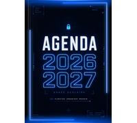 AGENDA SCOLAIRE 2026 2027: 1 jour / 1 page I Journalier I mixte I Collège Lycée étudiant I Septembre à Août I Hebdomadaire I Mensuel I Planner