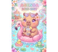 Agenda Scolaire 2026 2027: Capybara Kawaii & Animaux Manga Animé Mignon | Journalier Pratique Beaucoup d'espace pour noter de Septembre à Juillet pour ... Primaire, Collège, Lycé, CP, CE1, CM1 et CM2