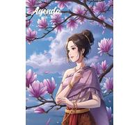 Agenda Scolaire 2026 2027 Fille Manga: Organisateur et Planificateur Journalier- 1 Jour Par Page - Septembre à Juillet | Thème Cerisier en Fleurs